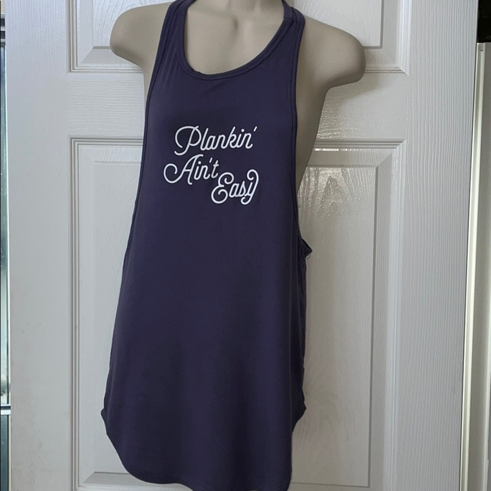 House of Tens Plankin Ain’t Easy Racer back Tank S
